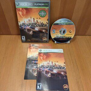 Need for Speed: Undercover (Xbox 360, 2009) Platinum Hits Complete TESTED - VGUC